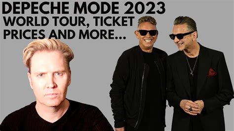 depeche mode tour 2023 price